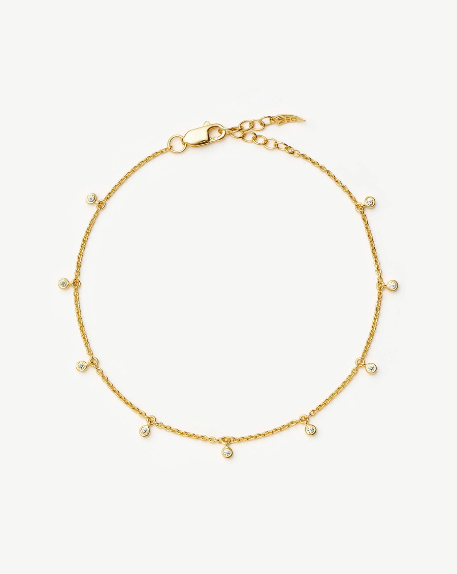 pulsera de gota interestelar - oro