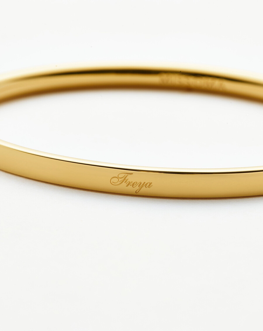 brazalete clásico con bisagras - oro