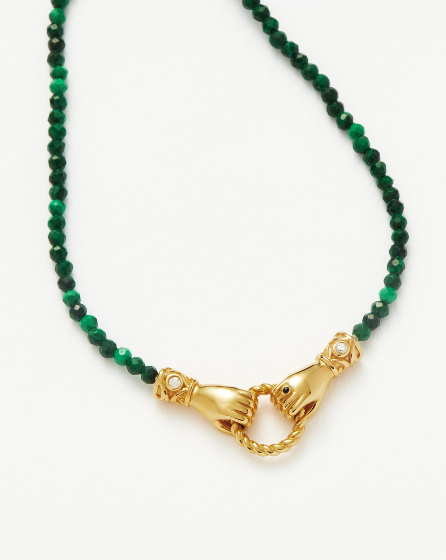 mini pulsera de malaquita con cuentas en buenas manos de harris reed