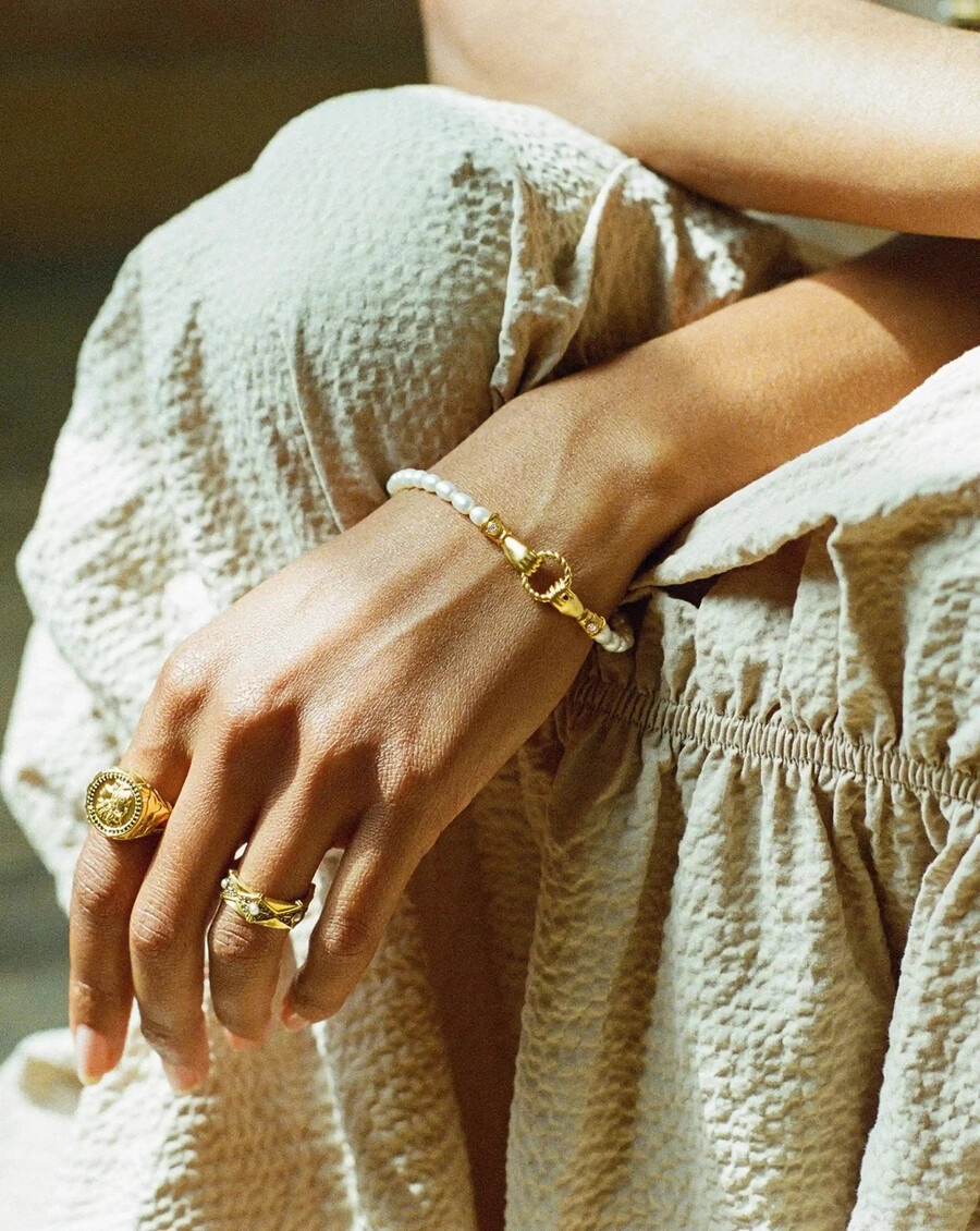 pulsera de perlas harris reed in good hands