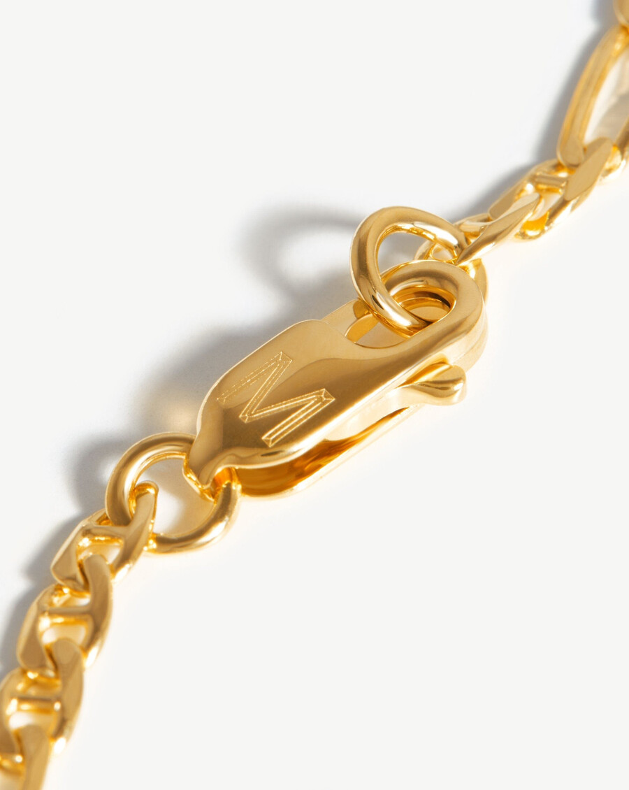 pulsera de cadena de oro filia para hombre