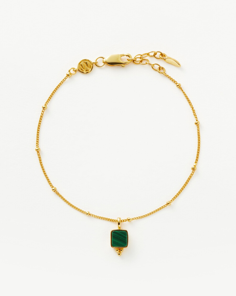 pulsera con dijes cuadrados de lucy williams