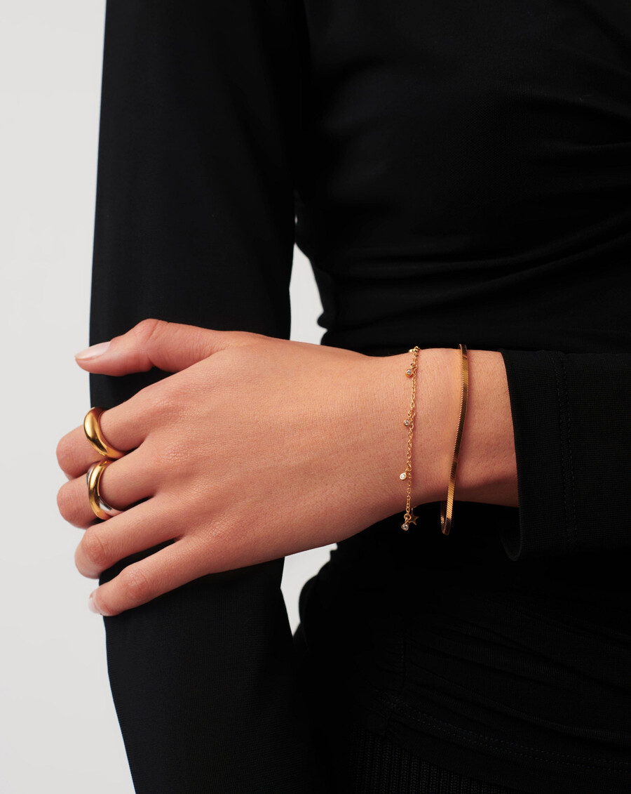 conjunto de pulseras de cadena interestelar
