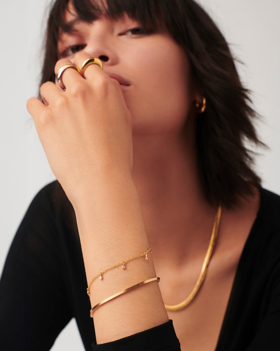 conjunto de pulseras de cadena interestelar