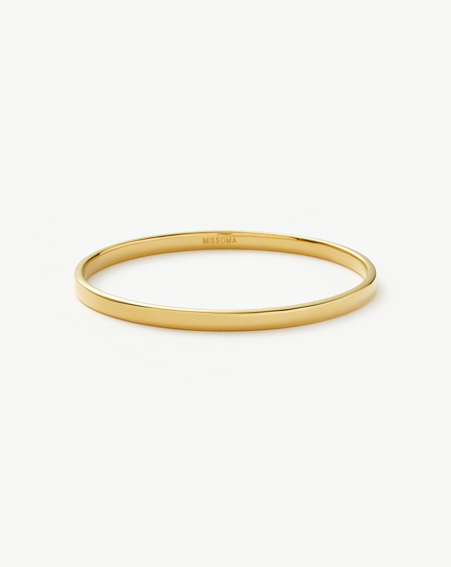 brazalete redondo clásico - oro