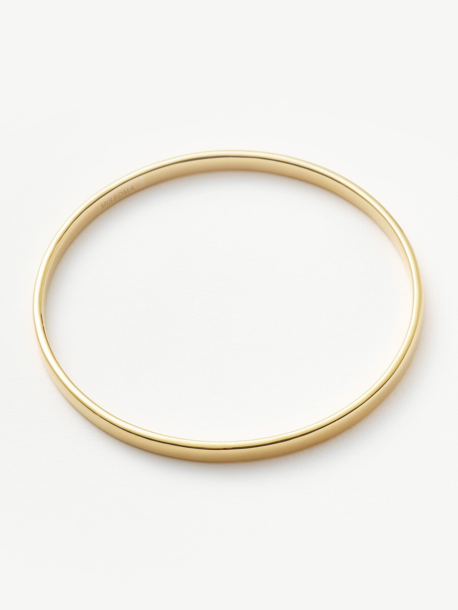 brazalete redondo clásico - oro