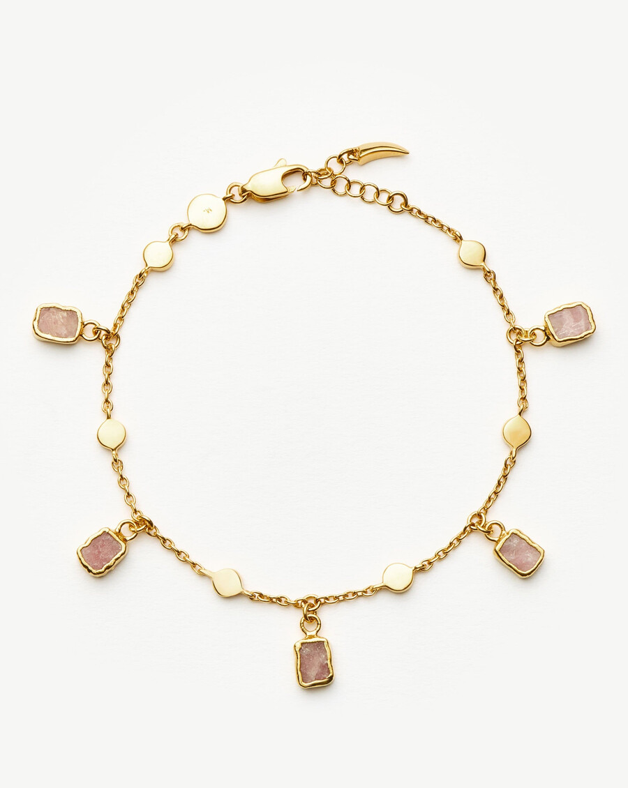 pulsera con dijes lena - ororodocrosita