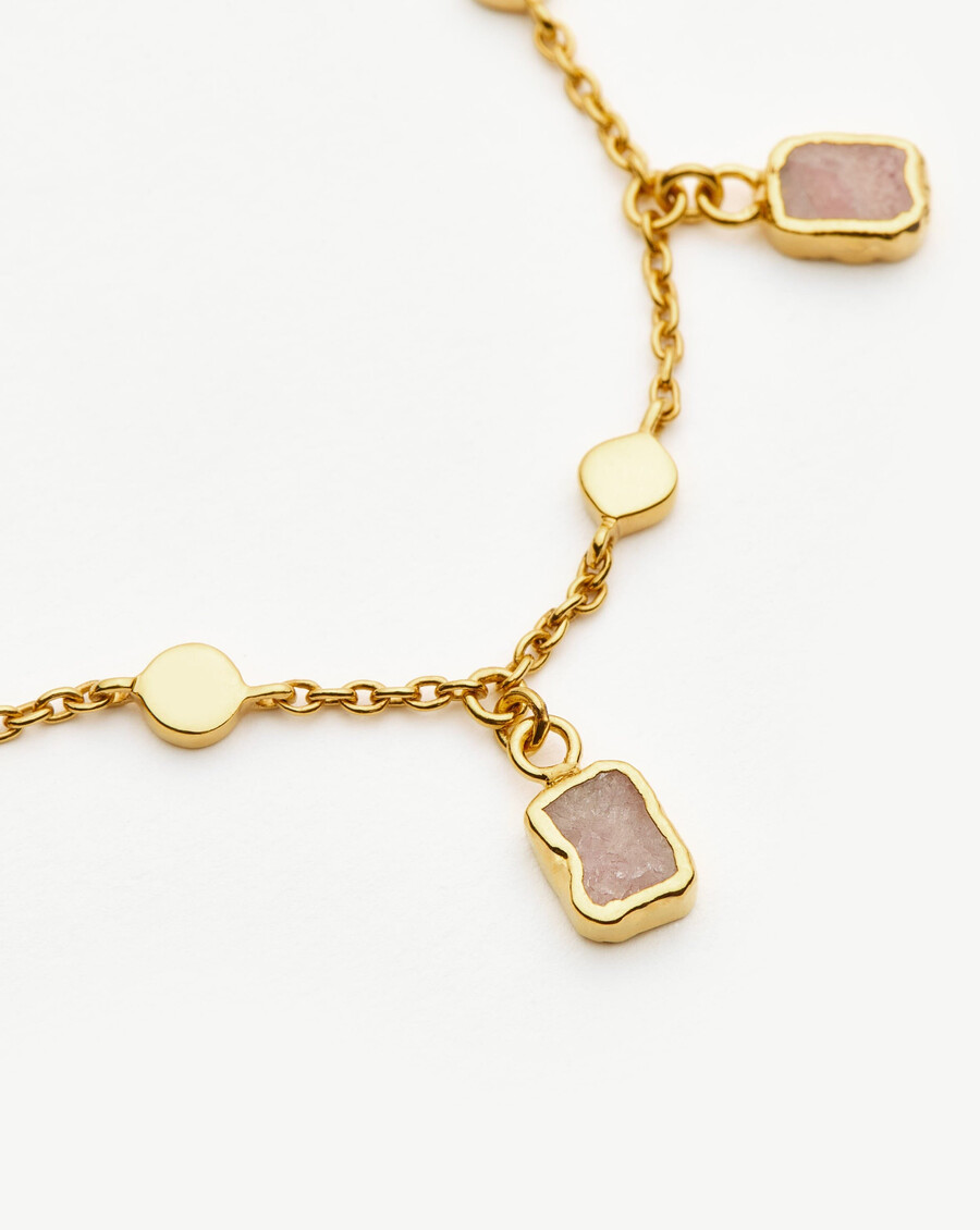 pulsera con dijes lena - ororodocrosita