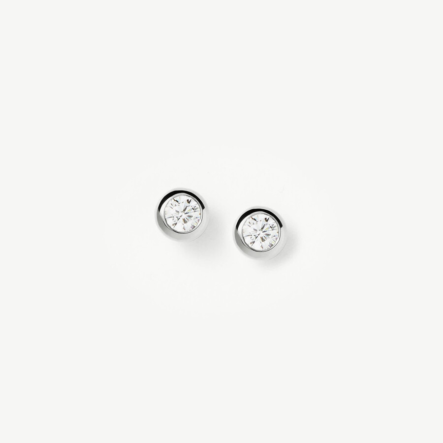 pendientes clásicos de piedra