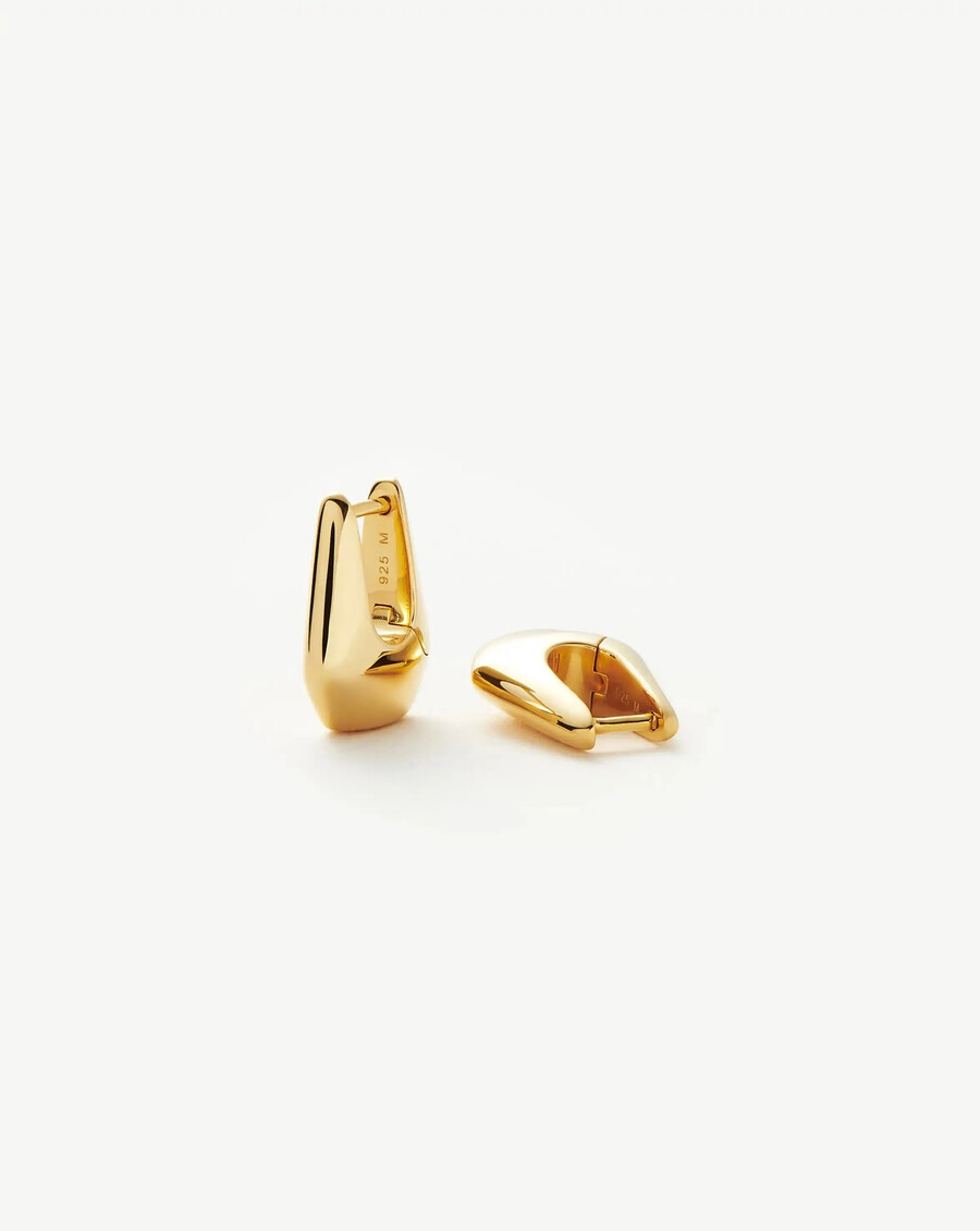 pendientes de aro pequeños arco de lucy williams