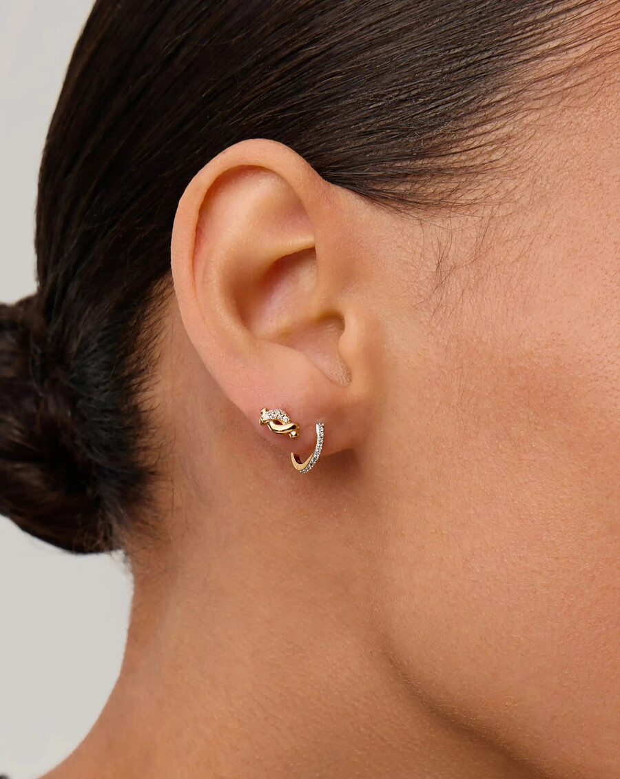 pendientes de nieve fundida