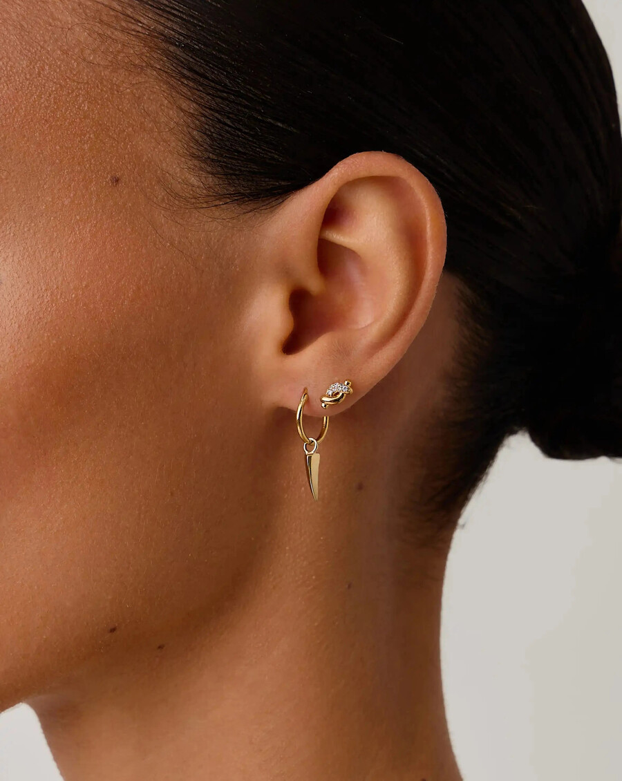 pendientes de nieve fundida