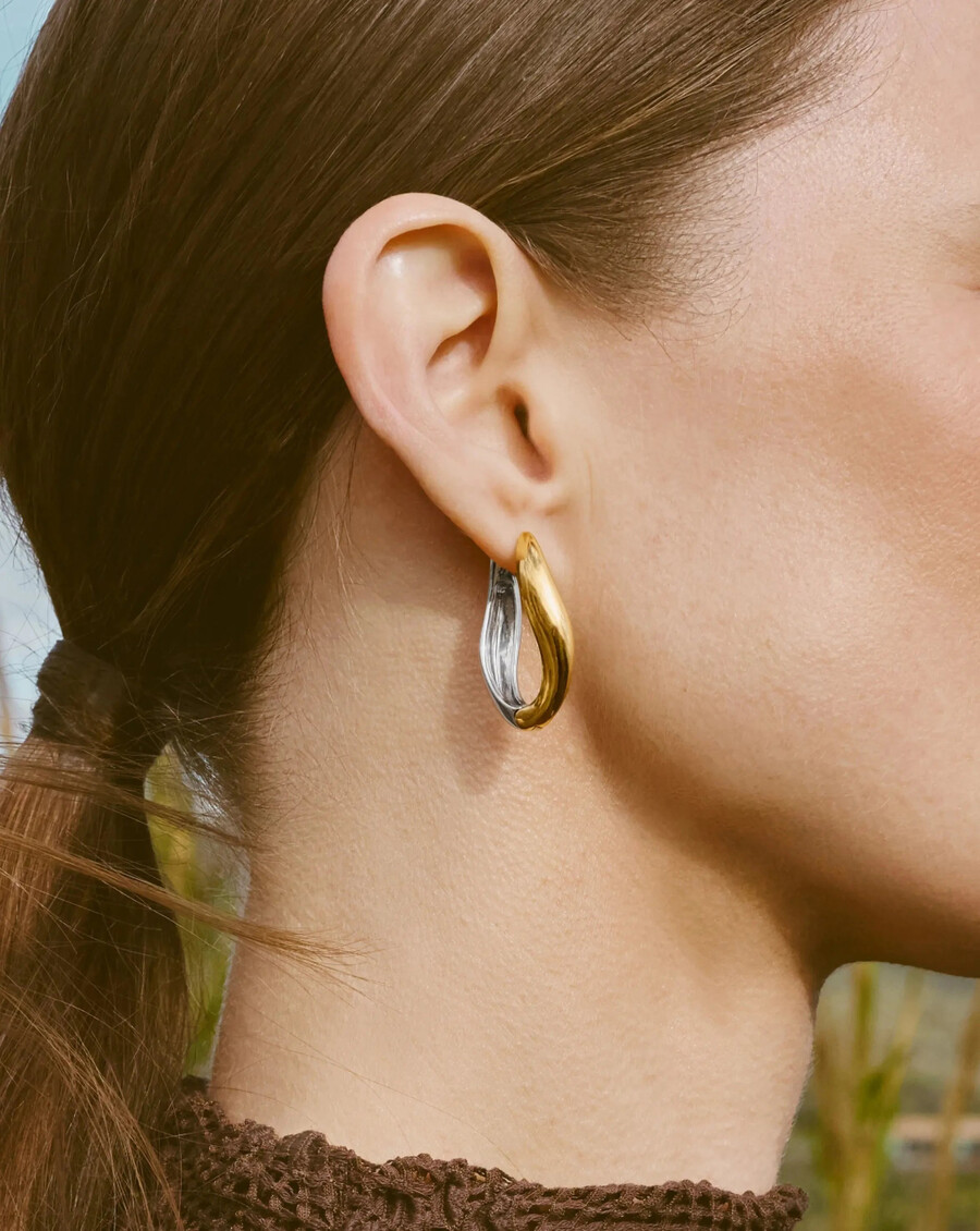 pendientes de aro medianos savi signature