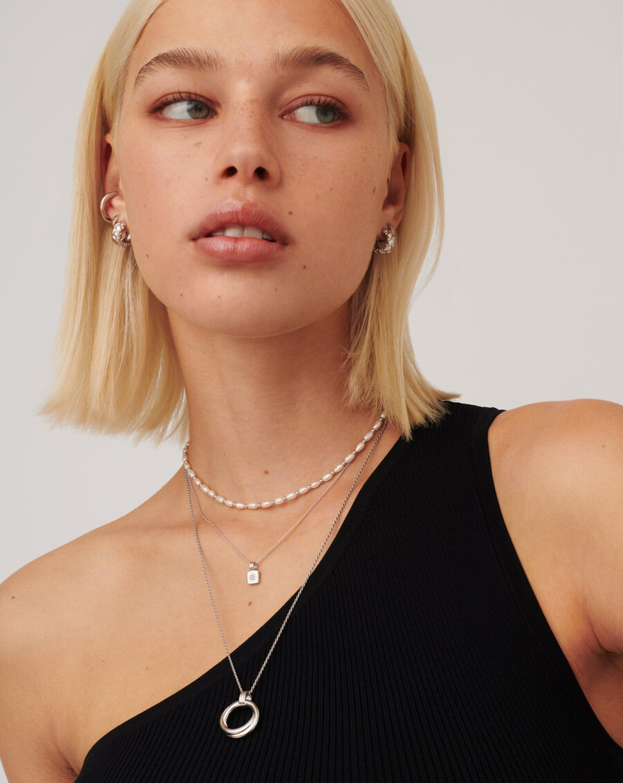 collar con colgante de mini estrella