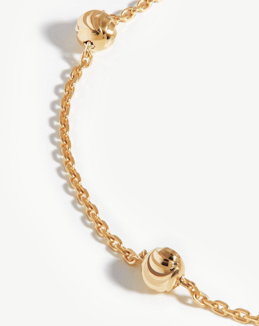 collar de cadena con borlas finas