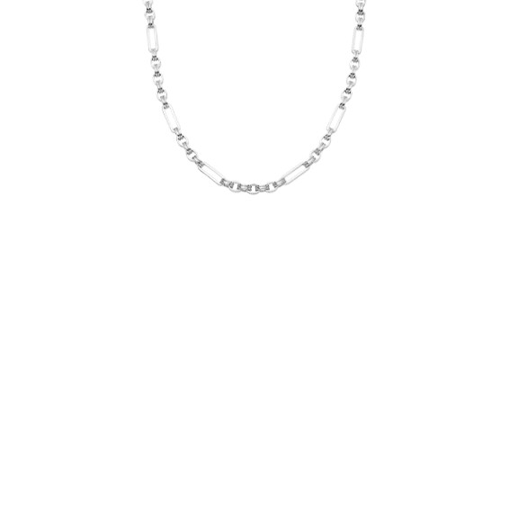 collar de cadena axiom - chapado en plata
