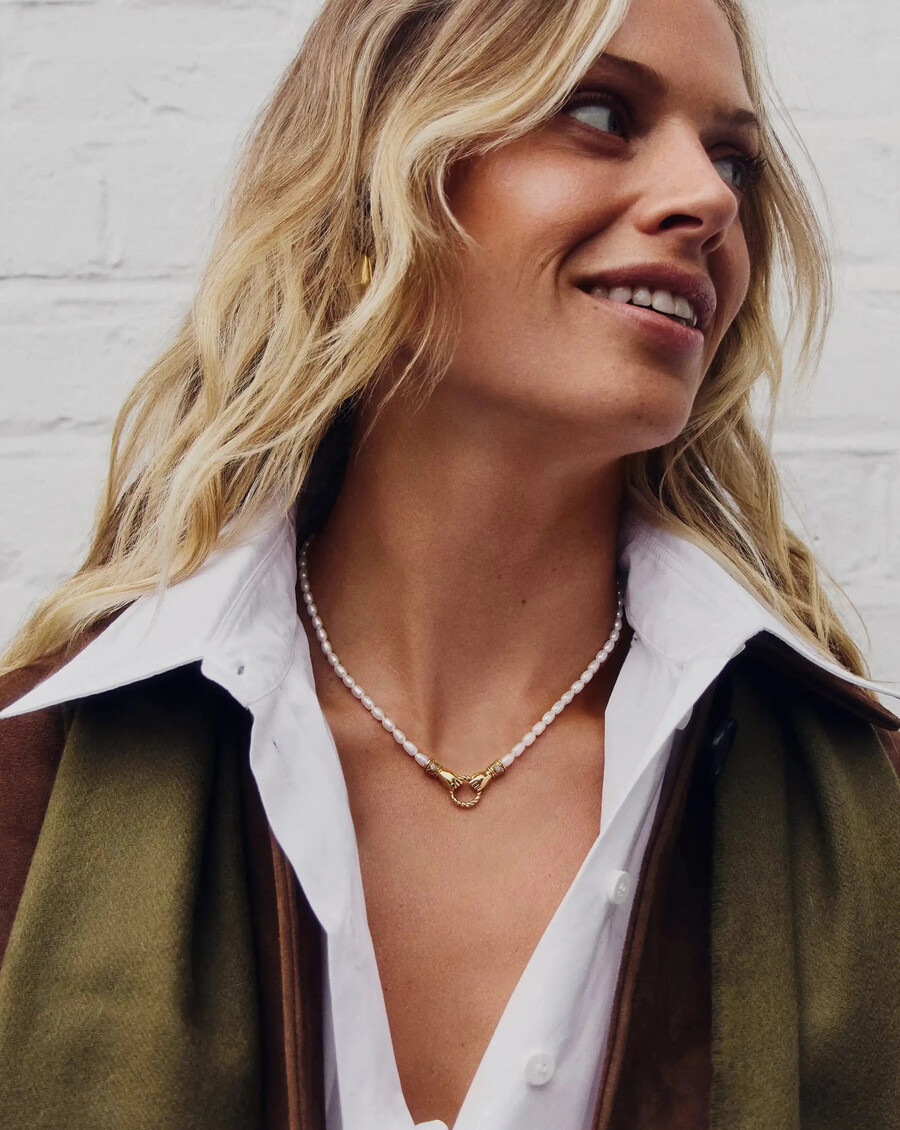 collar con colgante de perla harris reed en buenas manos