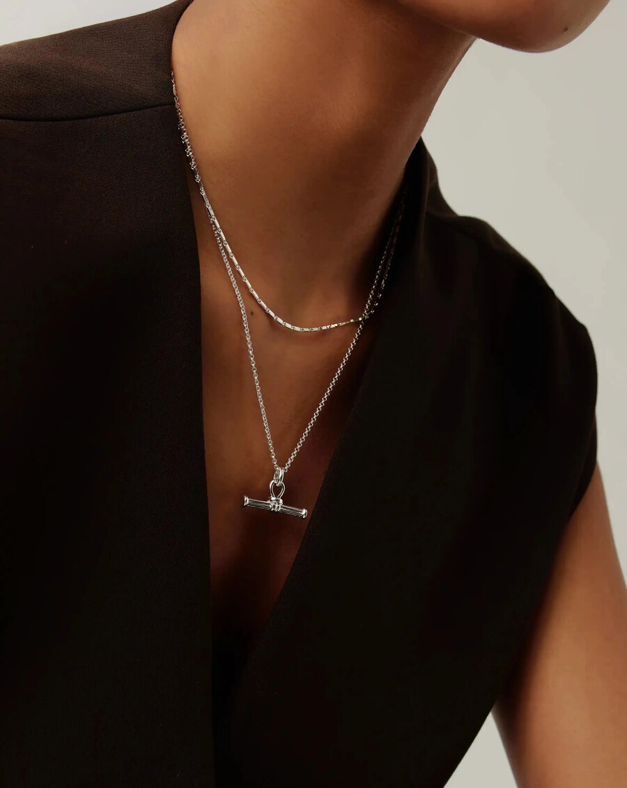 collar de cadena de eslabones horizon de lucy williams
