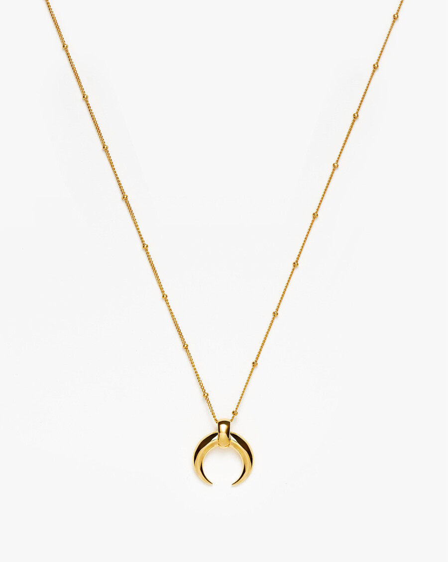collar con colgante de cuerno grande de lucy williams