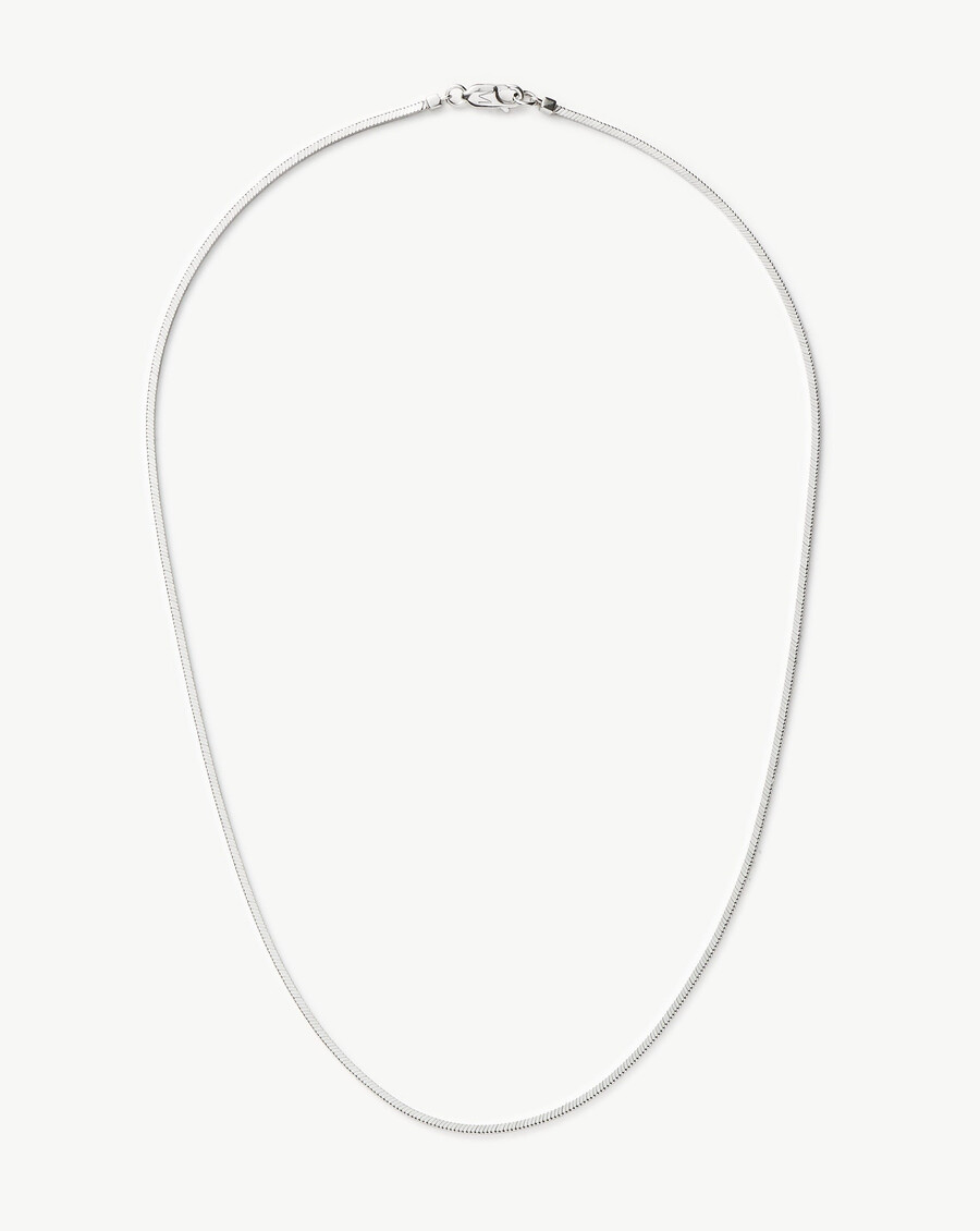 collar de cadena de serpiente cuadrada mediana de lucy williams