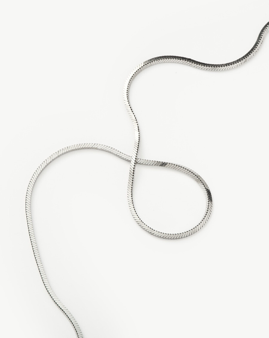 collar de cadena de serpiente cuadrada mediana de lucy williams