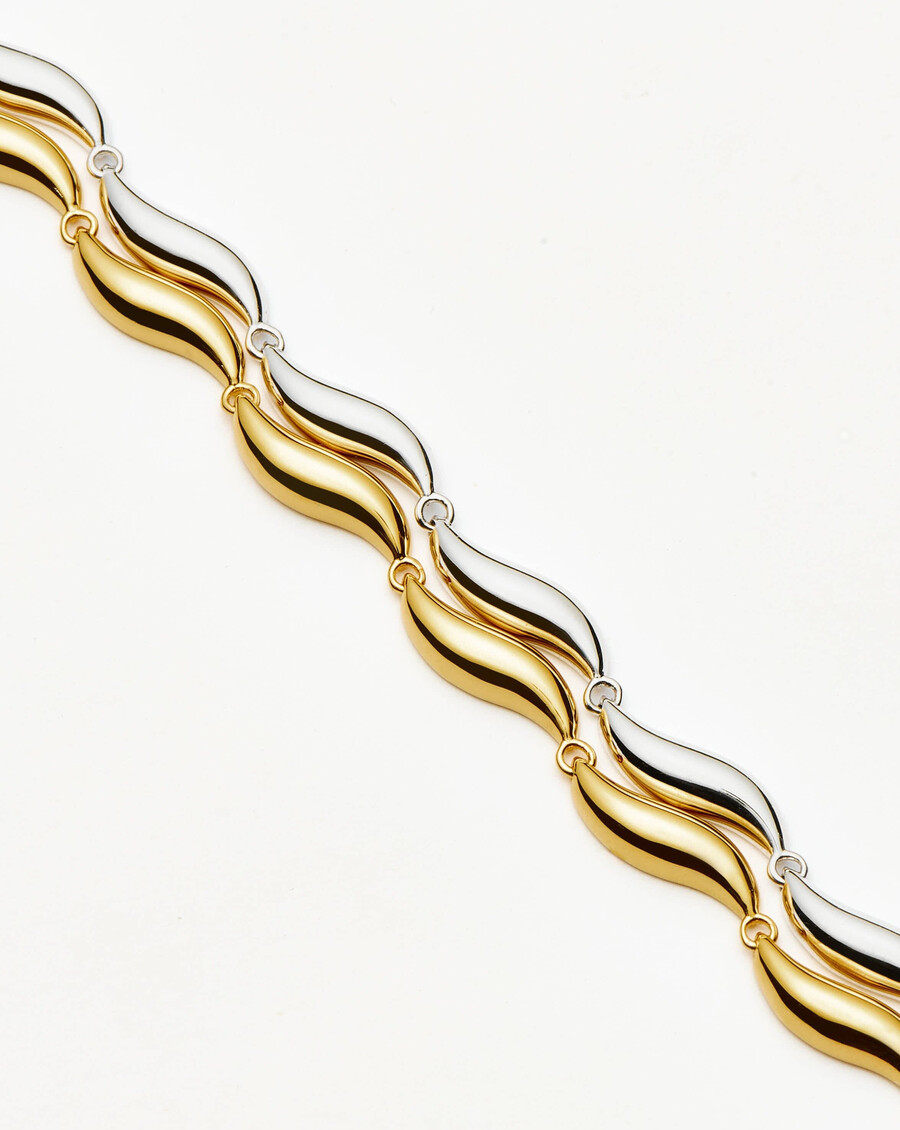 collar de cadena de eslabones con la firma savi - dorado