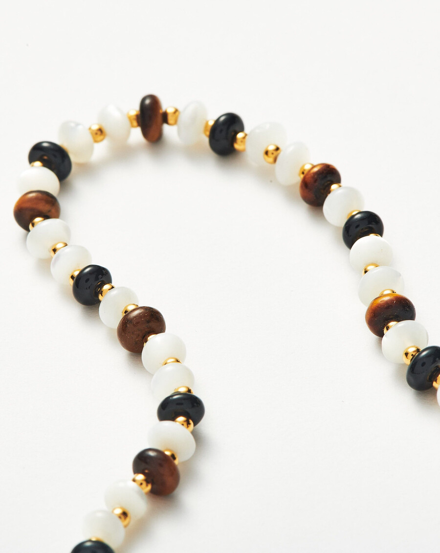 collar de perlas y piedras preciosas savi