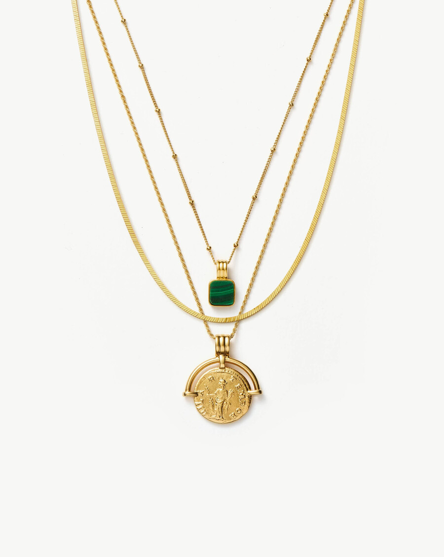 conjunto de collar definitivo de lucy williams - oro