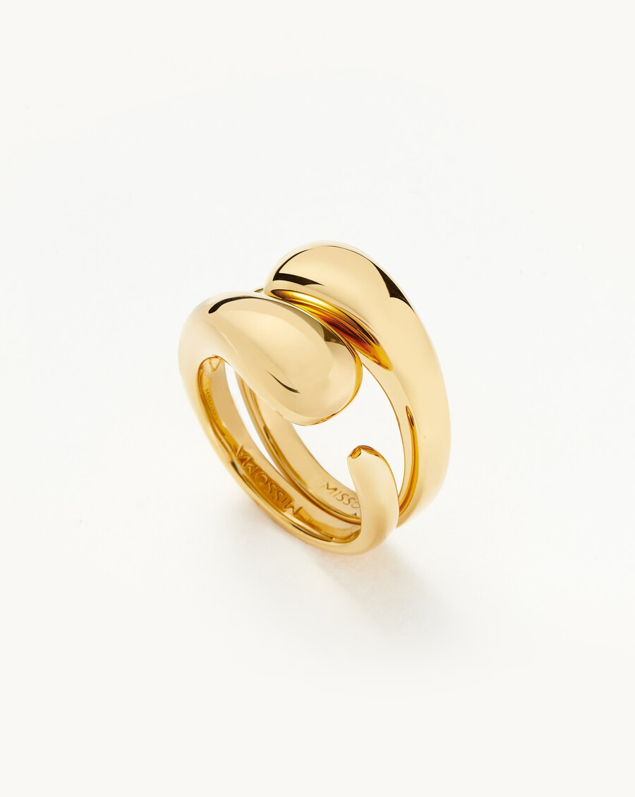 juego de anillos de apilamiento doble fundidos