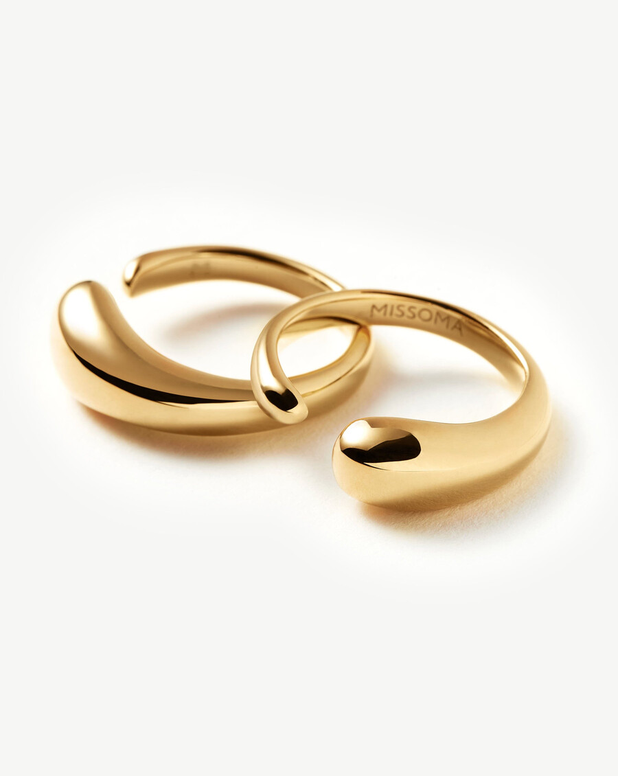 juego de anillos de apilamiento doble fundidos