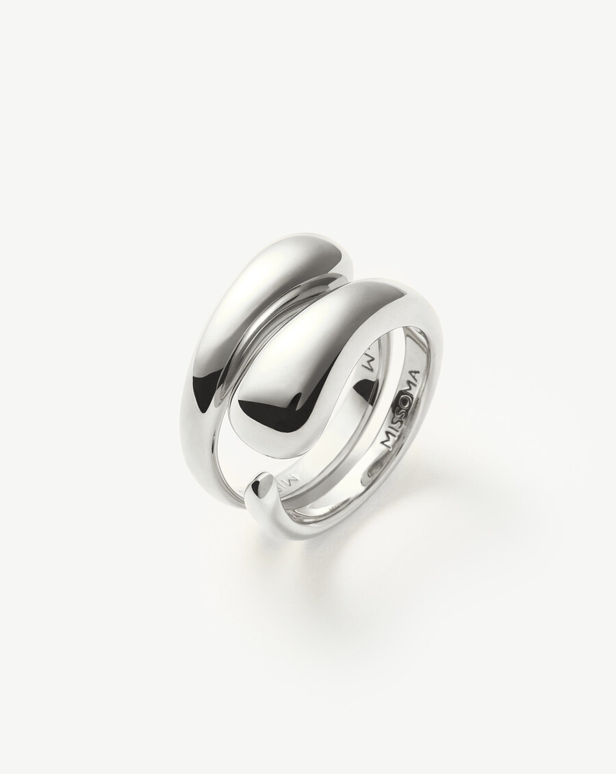 juego de anillos de apilamiento doble fundidos