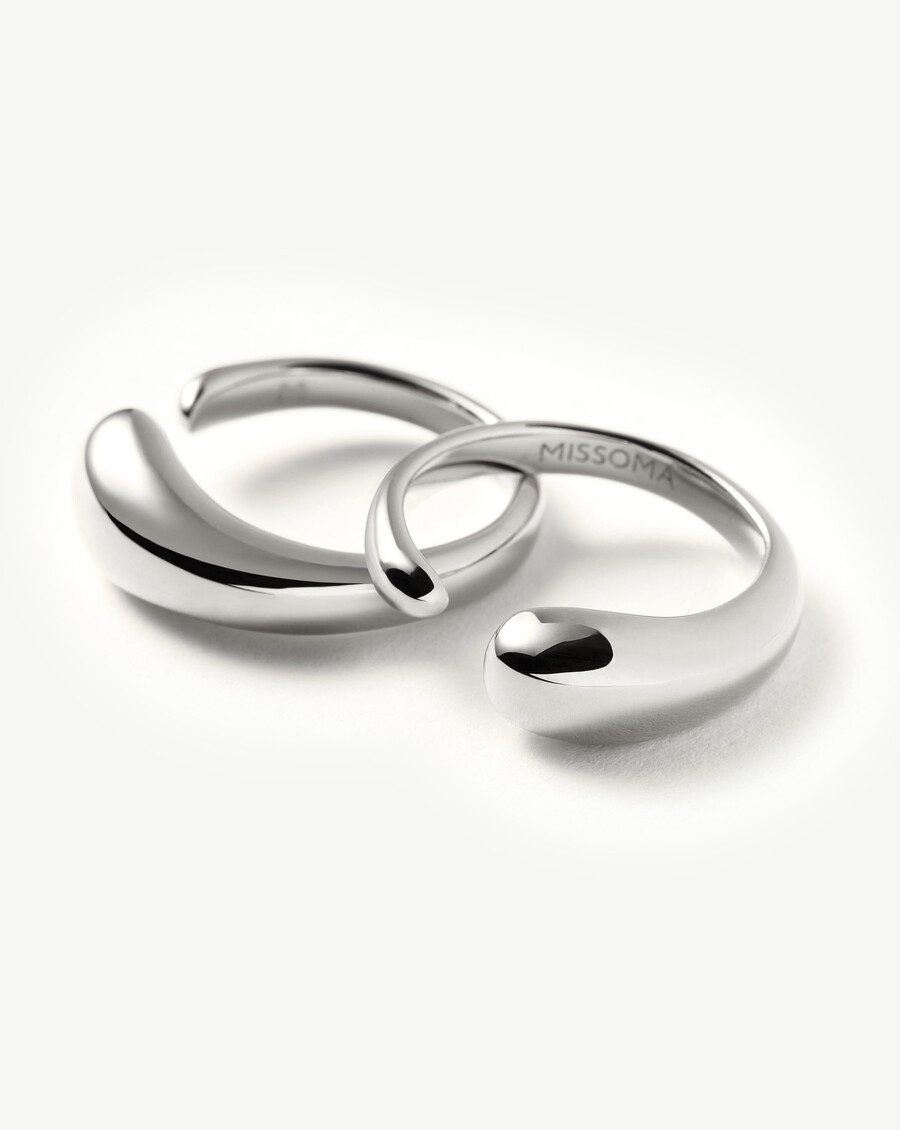 juego de anillos de apilamiento doble fundidos