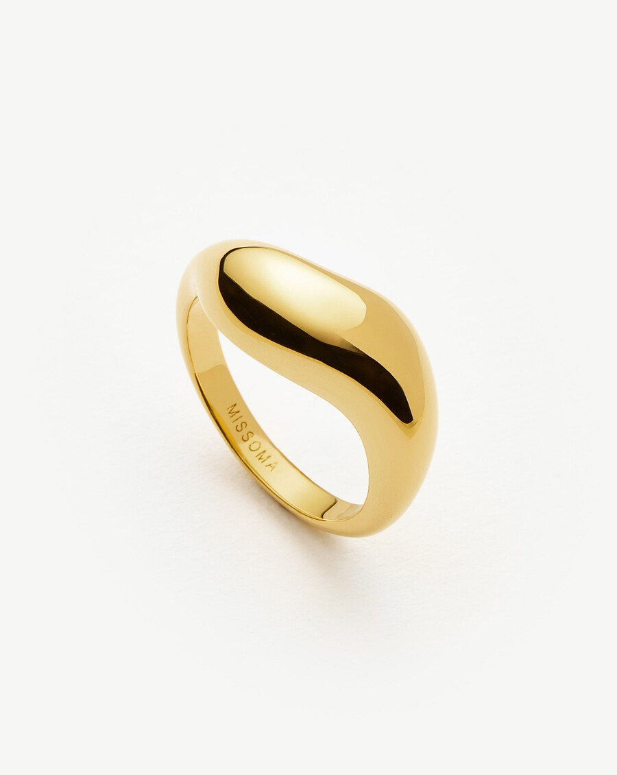 anillo apilable savi signature - oro