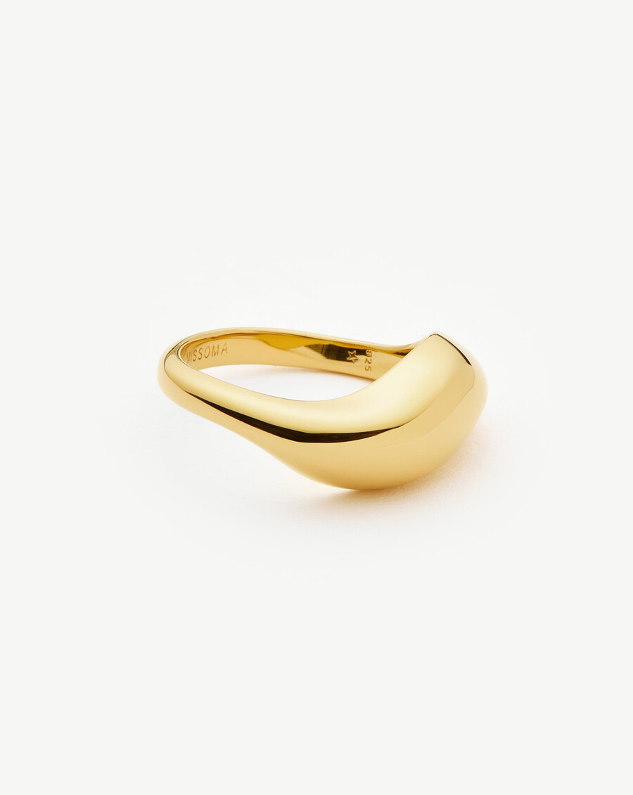 anillo apilable savi signature - oro