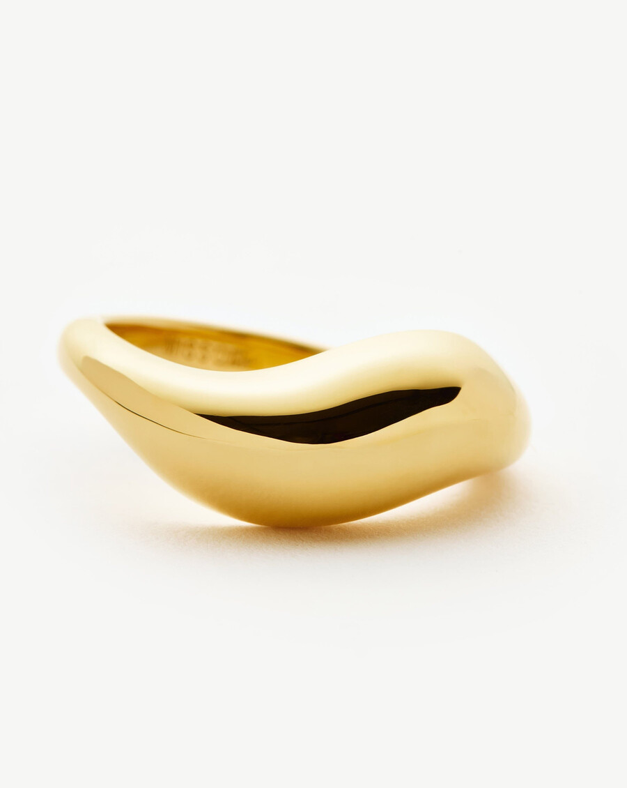 anillo apilable savi signature - oro
