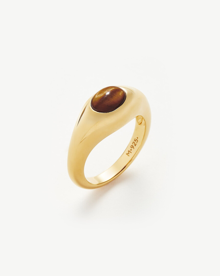 anillo apilable con piedras preciosas esculturales savi